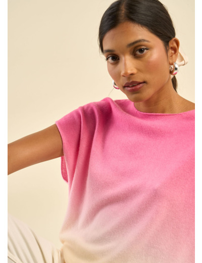 Pull manches courtes tie and dye