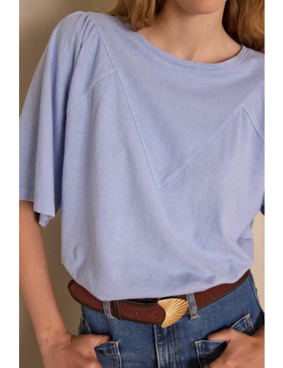 T-shirt ANGELE en chanvre et coton