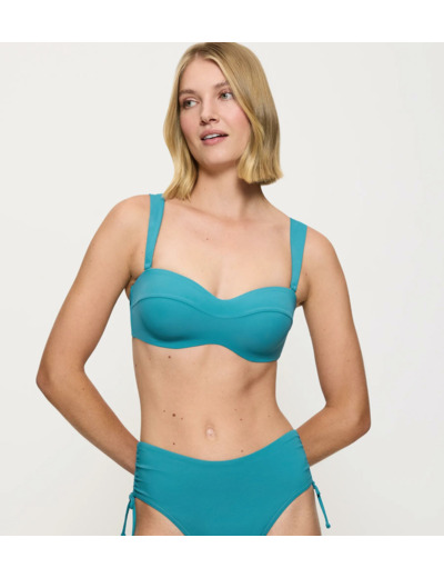 Haut de maillot de bain avec armatures et coques