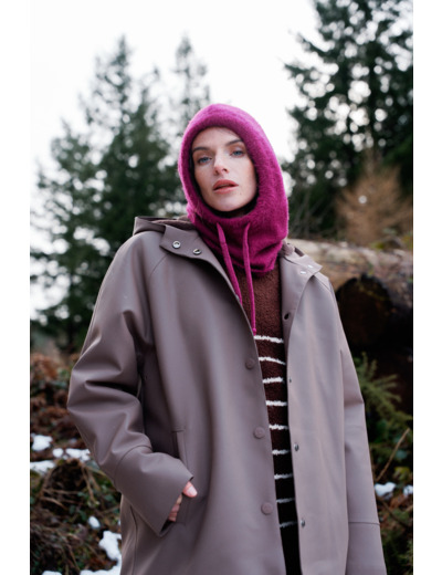 Cagoule femme en maille Suzi