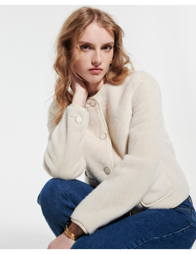 Veste Verveine Ecru en Polyester