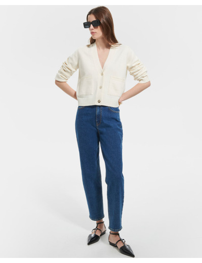 Gilet Gaetanne Ecru en laine