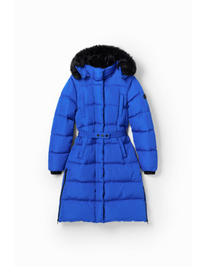 Manteau Long Matelassé