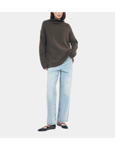 Pull En Cachemire Kaki kaki