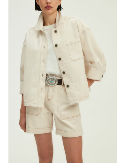 Surchemise en denim écru - REANE