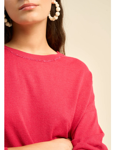 Pull col bateau à manches longues