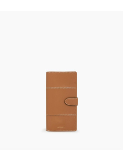 Porte chéquier Juliette en cuir grainé