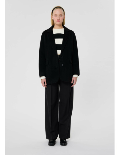Veste Virgo Noir en Laine