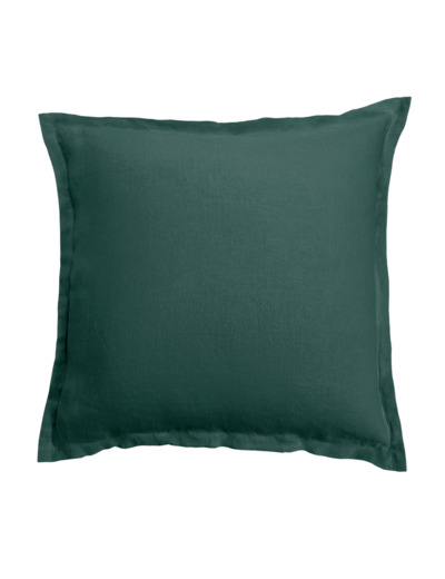 TAIE D'OREILLER | Lin Lavé Lina - Vert Sapin