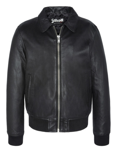Blouson casual, cuir d'agneau