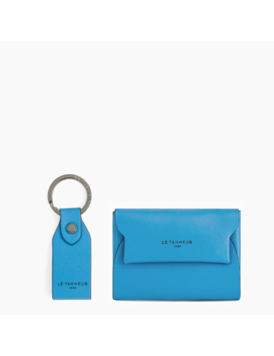 Coffret cadeau homme Justin en cuir lisse