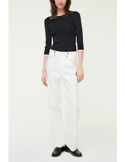 Pantalon large en coton - CASEY