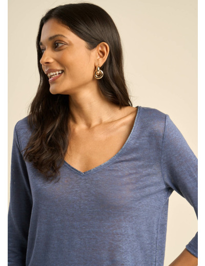 Tee-shirt en lin