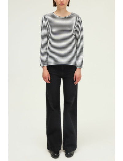 T-shirt marinière à lurex - HELIA