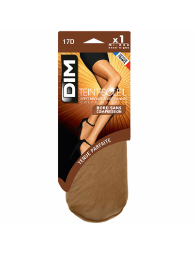 Mi-bas terracotta Teint de Soleil effet bronzé naturel 17D