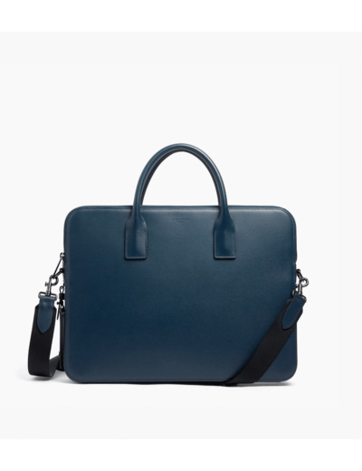 Porte document slim 15" Emile en cuir liégé