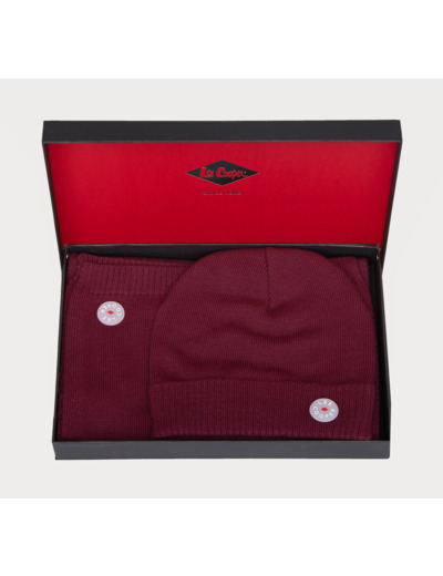 Coffret avec bonnet et écharpe