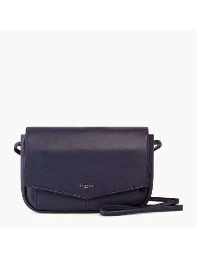 Pochette avec bandoulière amovible Charlotte en cuir lisse