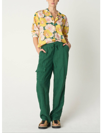 Pantalon gabrielle gazon