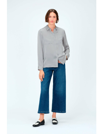 Chemise jeanne b 100% soie