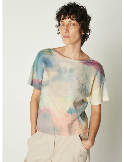 T-shirt jasmin malvacea green