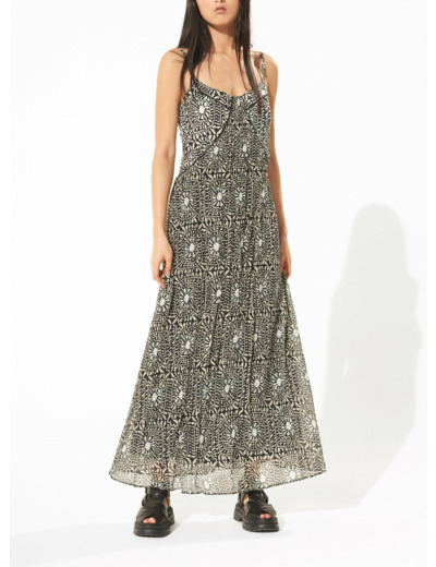 Robe marguerite noir