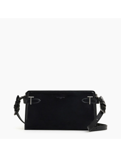 Petit sac à bandoulière Emilie en cuir vernis