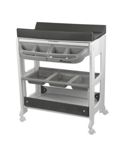 Table à langer et baignoire 2 en 1 Dolphy Mist Gray