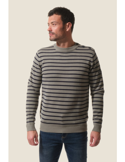 Pull homme col rond Hendaye
