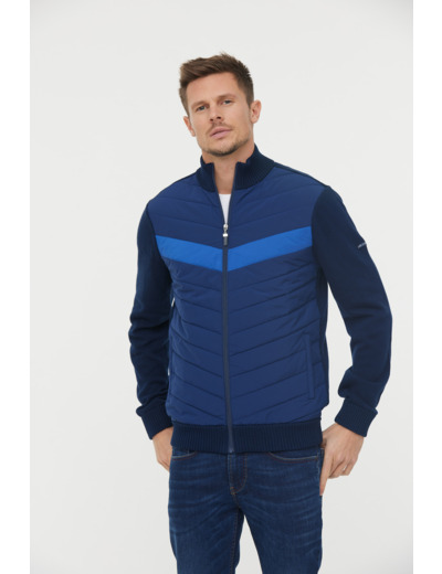 Gilet devant matelassé graphique