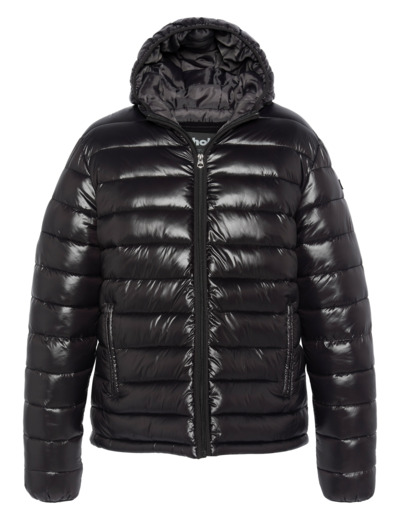 Doudoune shiny à capuche enfant