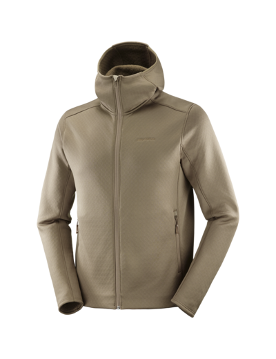 Sntial Midfleece Fz Hd  Shitake
