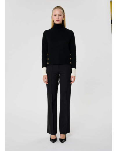 Pull Prague Noir en Polyester