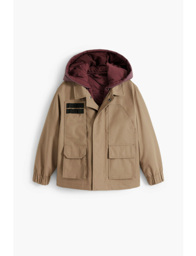 Parka En Tissu – Garçon
