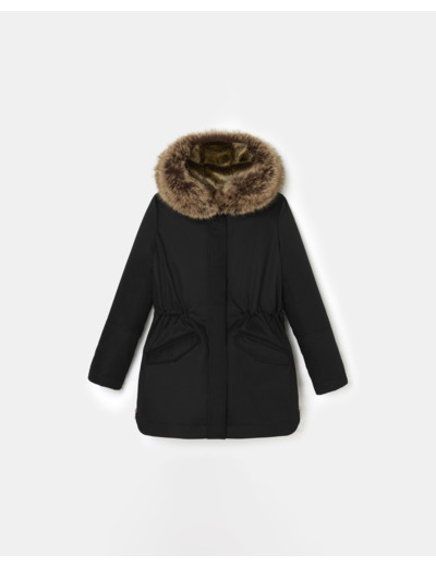 Parka Piriaf Noir en Coton
