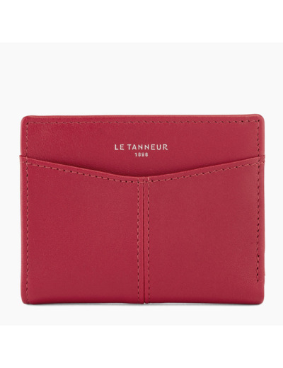 Porte cartes Charlotte en cuir lisse