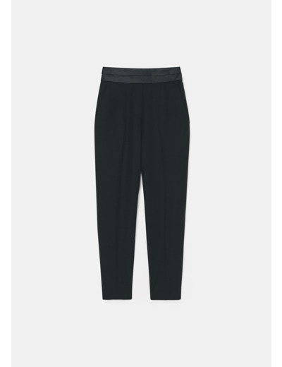 Pantalon Paul Noir en Laine