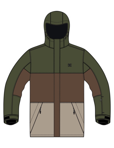 Veste DC Snow Vert