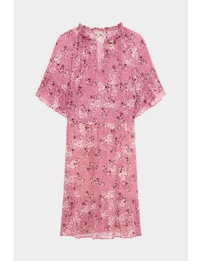 Robe courte en mousseline imprimée - PELINA
