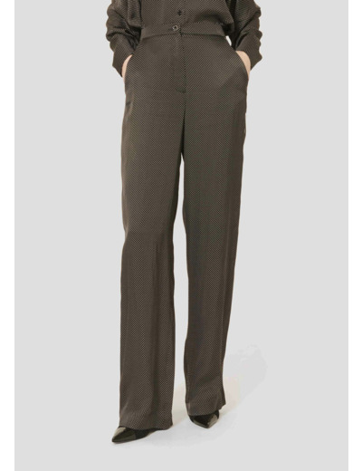 Pantalon Porticcio Charcoal en Viscose Ecovero