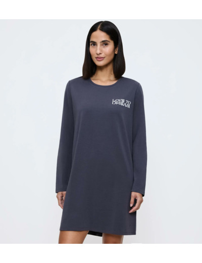 Chemise de nuit manche longue