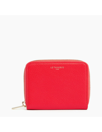 Porte monnaie Emilie en cuir grainé