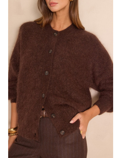 Gilet BAKER en mohair et laine