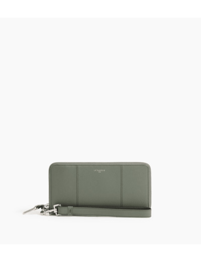 Compagnon zippé Juliette en cuir grainé