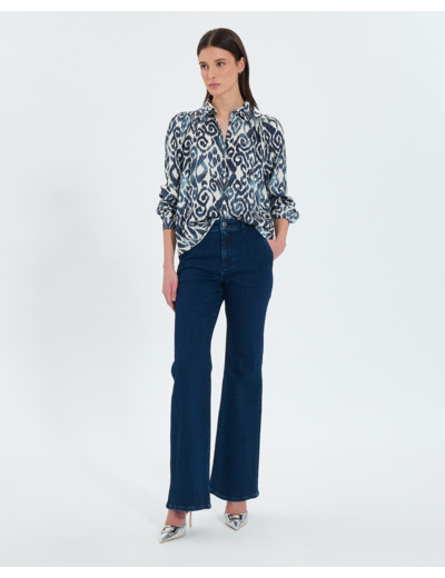 Chemise à imprimé summer wave