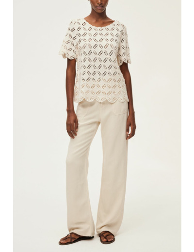 Top en coton brodé - ANABELL