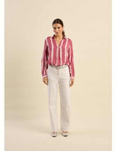 Jean large taille haute