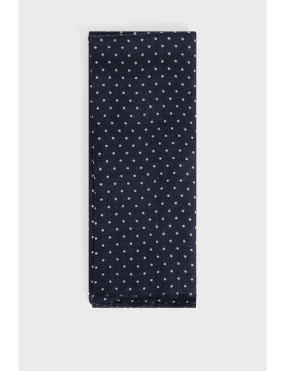 Echarpe à pois en laine et modal - DANAE