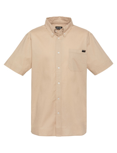 Chemise manches courtes avec poche plaquée