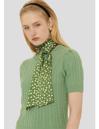 Pull Priyanka Amande en Laine Merinos Extrafine